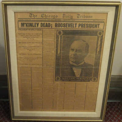 McKinley Dead; Roosevelt President.