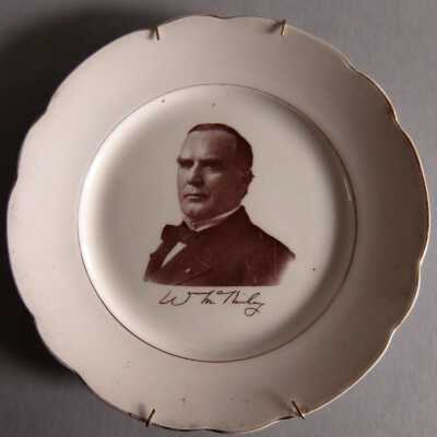 William McKinley plate