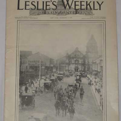 Leslie's Weekly Illustrated, Vol. LXXXIX No.2309, First Military Pageant in Manila
