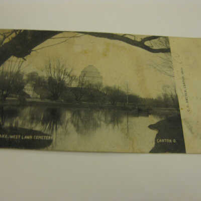 Mirror Lake, West Lawn Cemetery Canton, O.