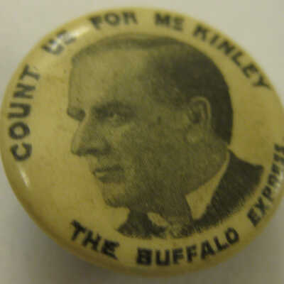 Count Us for McKinley The Buffalo Express Pin