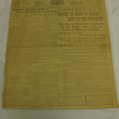 The World newspaper published on March 20, 1898.