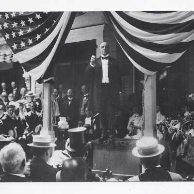 President McKinley Accepting the Nomination for the Second Term July 12, 1900 Blank EE