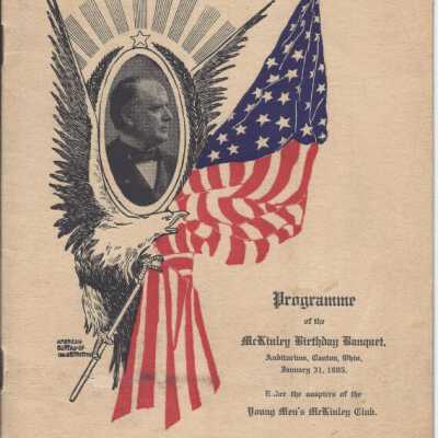 Program for the McKinley Birthday Banquet