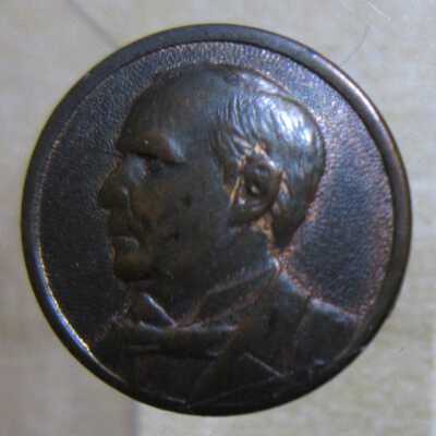 William McKinley Copper Campaign Stud