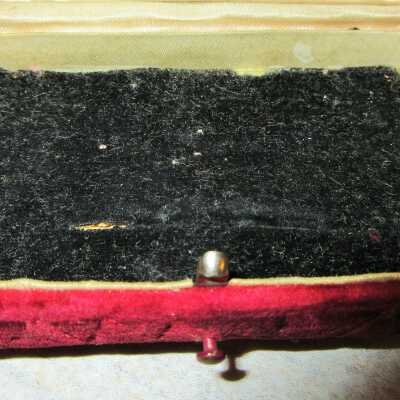 Dark Red Velvet Jewelry Box