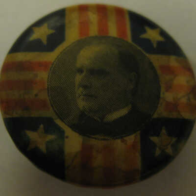McKinley campaign pin