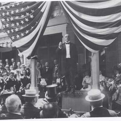 Picture of McKinley and John Addison Porter, Secretary to the President