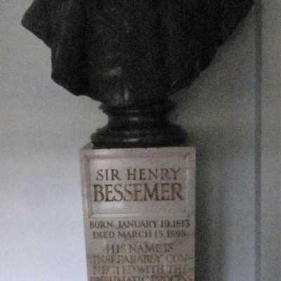 Bust of Sir Henry Bessemer