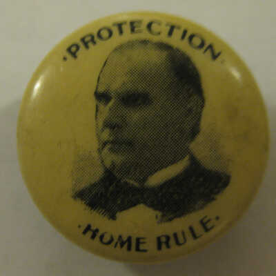 William McKinley campaign pin