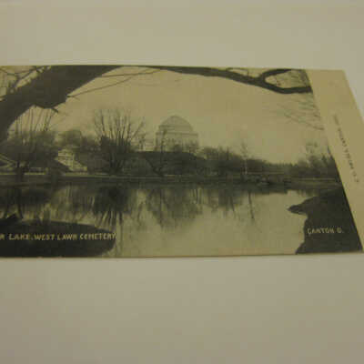 Mirror Lake, West Lawn Cemetery Canton, O.