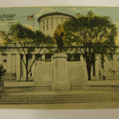 State Capitol showing McKinley Monument, Columbus, Ohio