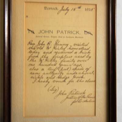Letter of Provenancee