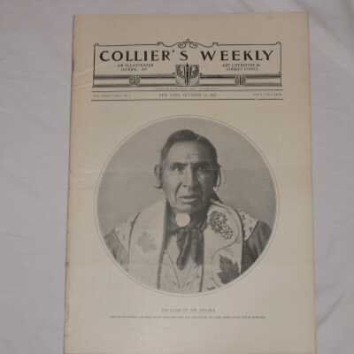 Collier's Weekly, Vol. 22 No. 3, "The Cause Of The Trouble."