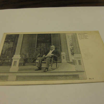 Late President McKinley on the Famous Front Porch, Canton, Ohio