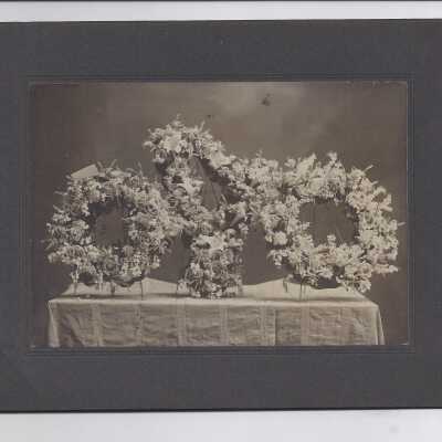 Three Floral Wreath Tributes to President McKinley