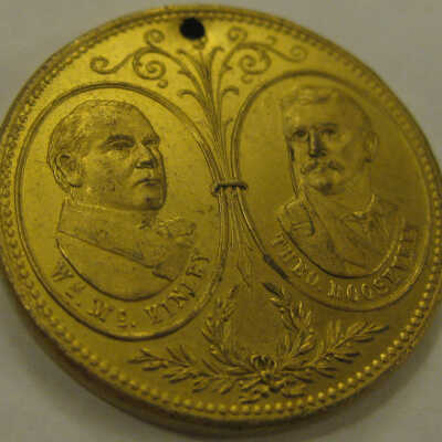 McKinley and Roosevelt Inauguration Coin