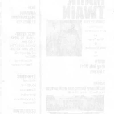 Twain by Two by Mark Dawidziak and Sara Showman