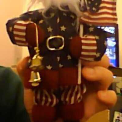 Patriotic Santa Claus