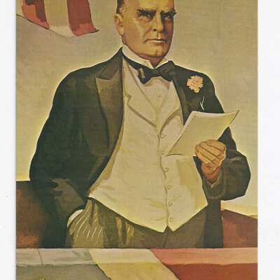 William McKinley 25th President of the United States Addressing Admirers at the Pan-American Exposition Buffalo, NY September 5, 1901.