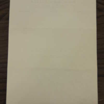 McKinley Lodge No. 712, F.& A.M. stationery #2