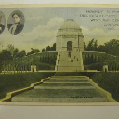 Monument to William McKinley Erected by a Grateful People, Westlawn Cemetery oin Canton, Ohio
