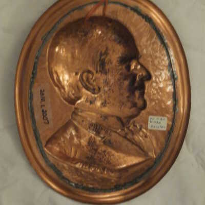 Oval Copper McKinley Plaque