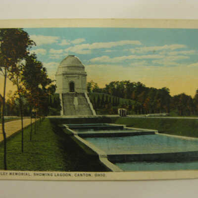 McKinley Memorial, Showing Lagoon, Canton, Ohio