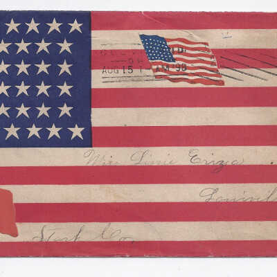 V-mail Envelope addressed to Miss Linnie Erizia