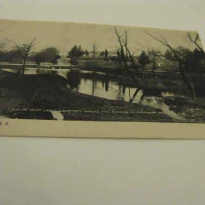 View In West Lawn Cemetery Where The Remains of President McKinley Lie. Canton, O.