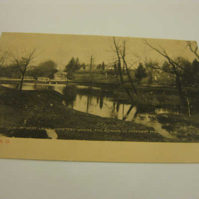 A View of West Lawn Cemetery Where the Remains of President McKinley lie. Canton, O.