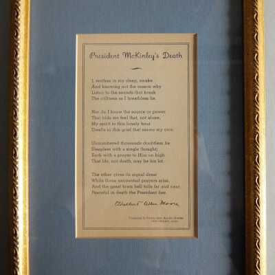 "President McKinley's Death" poem