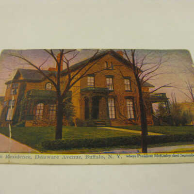 Milburn Residence, Delaware Avenue, Buffalo, NY, Where President McKinley died September 14th, 1901.