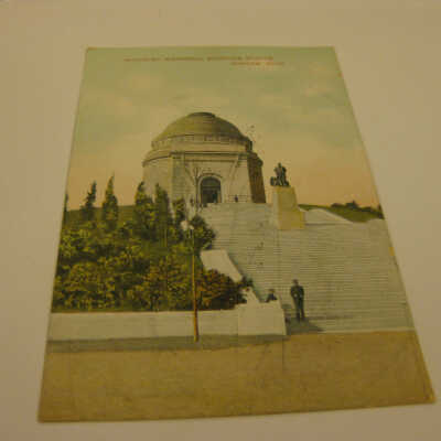 McKinley Memorial Showing Statue, Canton, Ohio.