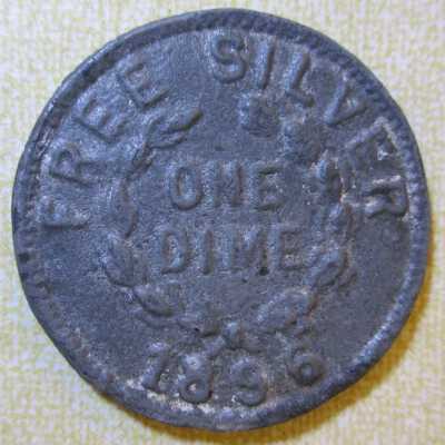 Free Silver Bryan Money, 1896