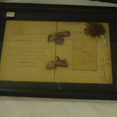 Complimentary Dinner to Governor McKinley, of Ohio