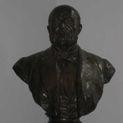 Bronze bust of Chauncey Andrews