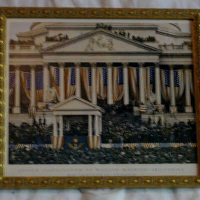 Photo of second inauguration of McKinley