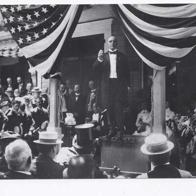 President McKinley Accepting the Nomination for the Second Term July 12, 1900 Blank V