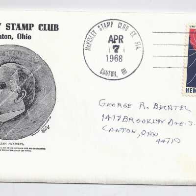 McKinley Stamp Club Envelope A