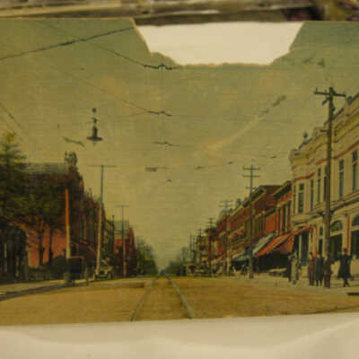 Postcard of downtown Niles, Ohio