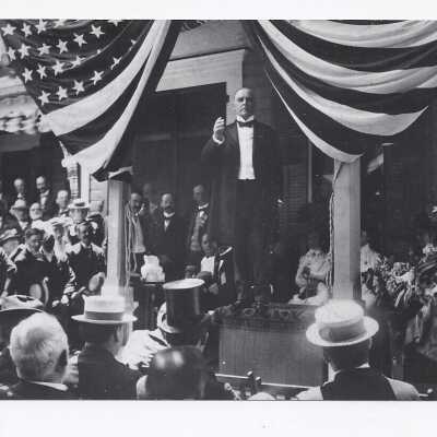 President McKinley Accepting the Nomination for the Second Term July 12, 1900 Blank P