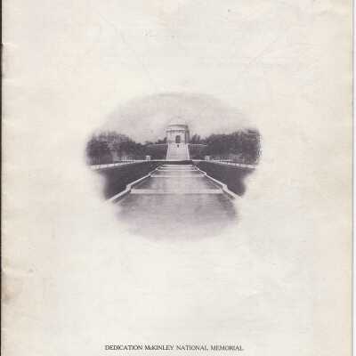 William McKinley National Memorial Dedication Program