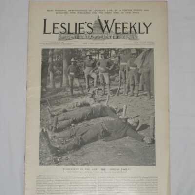 Leslie's Weekly Illustrated, Vol. LXXXVIII No. 2266, "The "Spread Eagle"."