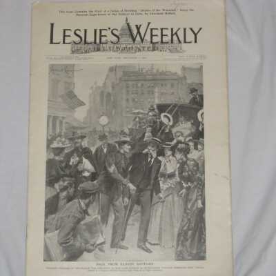 Leslie's Weekly Illustrated, Vol. LXXXVII No. 2242, "Back From Bloody Santiago."