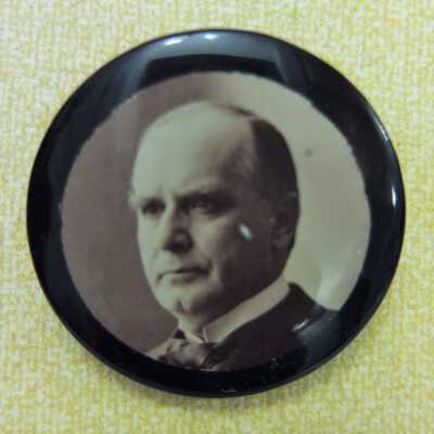 Sepia toned mourning button