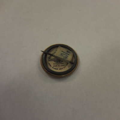 Gold McKinley Campaign Pin
