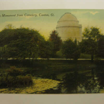 McKinley Monument from Cemetery