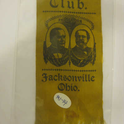 McKinley Club of Jacksonville, Ohio Ribbon
