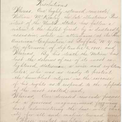 Resolutions Letter